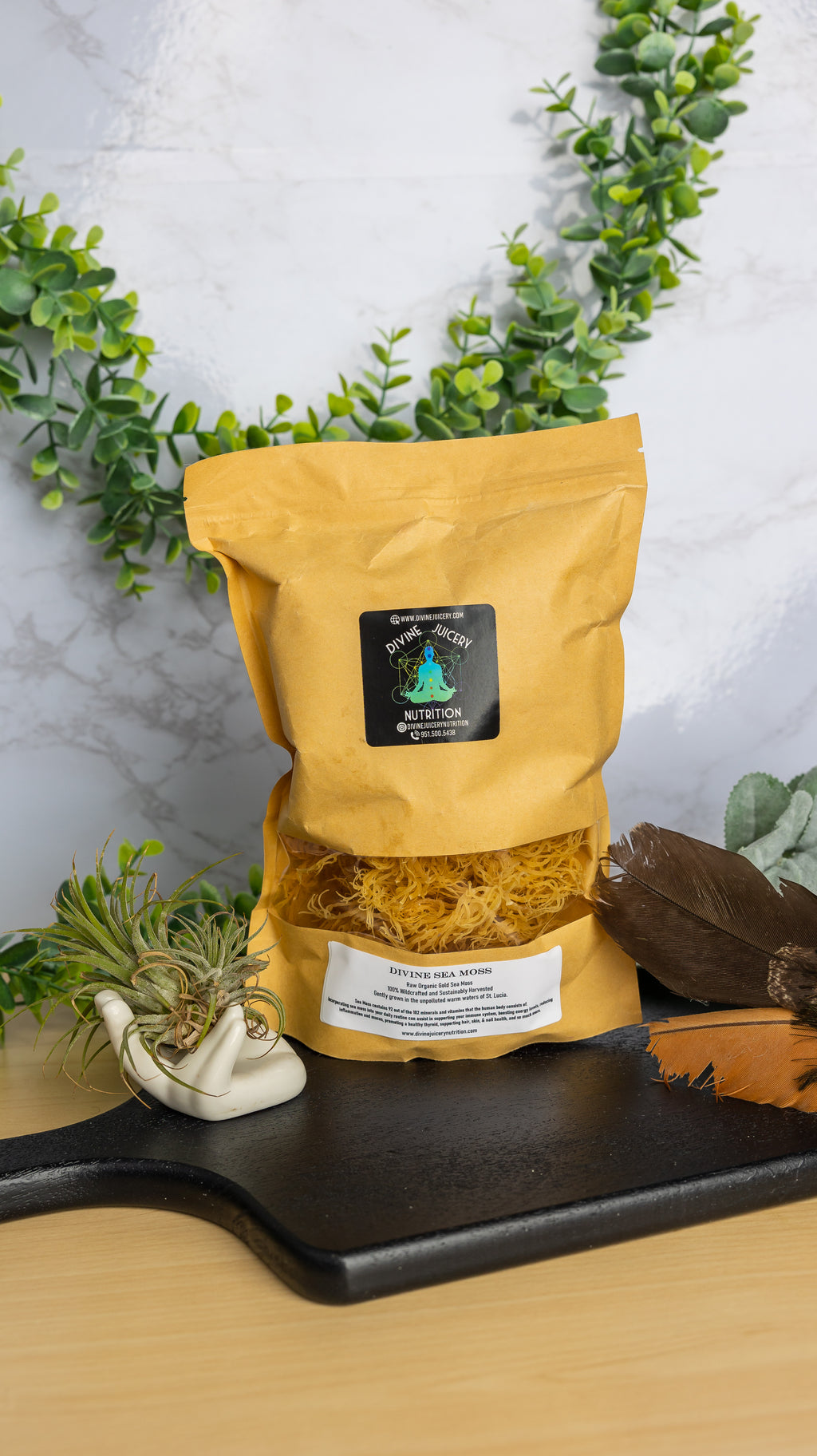 Raw Gold Sea Moss Divine Juicery & Nutrition
